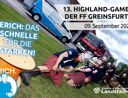 Hauptsponsoring der 13. Highland-Games der FF Greinsfurth